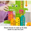 Fisher-Price Preschool Learning Toy Adding Alligator Counting Activity with 10 Stacking Blocks for Kids Ages 3+ Years