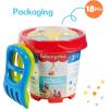 Fisher-Price Toddler 3-in-1 Beach Bucket, Portable Sprinkler and Sandcastle Mold | Water Toy and Sand Toys for Ages 18+ Months | Includes Sand Tools