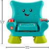 Fisher-Price Toddler Learning Toy Laugh & Learn Smart Stages Chair with Music Lights & Activities for Infants Ages 1+ Years, Teal