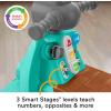 Fisher-Price Toddler Ride-On Toy Laugh & Learn Smart Stages Cruise Along Scooter with Lights Music & Learning for Infants Ages 1+ Years (Amazon Exclusive)(Multicolor)