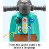 Fisher-Price Toddler Ride-On Toy Laugh & Learn Smart Stages Cruise Along Scooter with Lights Music & Learning for Infants Ages 1+ Years (Amazon Exclusive)(Multicolor)