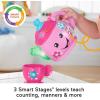Fisher-Price Toddler Toy Laugh & Learn Sweet Manners Tea Set with Music & Lights for Educational Pretend Play Kids Ages 18+ Months(Frustration Free Packaging)