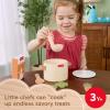 Fisher-Price Wood Kitchen Pretend Play Toy Pots & Pans Set, 19-Piece Playset Wooden, Metal & Fabric for Preschool Kids Ages 3+ Years(Veggie Soup)
