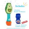 Little Kids Fisher-Price Toddler Toy Shake and Go Bubble Maraca 2-in-1 No Spill Bubble Wand and Musical Toy Maraca | Ages 18+ Months | Includes 4oz of Non-Toxic Bubble Solution