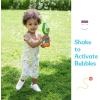 Little Kids Fisher-Price Toddler Toy Shake and Go Bubble Maraca 2-in-1 No Spill Bubble Wand and Musical Toy Maraca | Ages 18+ Months | Includes 4oz of Non-Toxic Bubble Solution