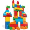 MEGA BLOKS First Builders Toddler Blocks Toys Set, Deluxe Building Bag with 150 Pieces and Storage, Creative Open-Ended Play, Blue, Ages 1+ Years (Amazon Exclusive)(1 pack (Deluxe Bag))