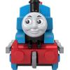 Thomas & Friends by Fisher-Price Collectible Toy Train, Small Die-Cast Mattel 80th Engine with Premium Deco & 2 Stock Cars with Red Crystal Cargo