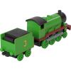 Thomas & Friends by Fisher-Price Train, Large Push-Along Die-Cast Henry Engine & Cargo Car from The Classic & All Engines Go Series, for Preschoolers