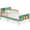 Dream On Me Fisher-Price Fauna Collection Safari Toddler Bed, Jungle Print, JPMA Certified, Easy to Assemble