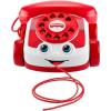 Fisher-Price Baby Toy Red Chatter Telephone, Mattel 80th Anniversary Edition Pull-Along Activity for Infants & Toddlers Ages 1+ Years