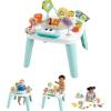 ​Fisher-Price Baby to Toddler Toy 3-in-1 Hit Wonder Activity Center & Play Table with Music Lights & Developmental Activities(Multicolor)