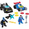 Fisher-Price Imaginext DC Super Friends Metal Force Playset, Batmobile & Supermobile Toy Cars with Batman & Superman Action Figures & Accessories (Amazon Exclusive)