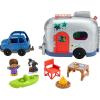 Fisher-Price Little People Toddler Toy Light-Up Learning Camper Playset with Smart Stages for Pretend Play Kids Ages 1+ Years​(Camper)