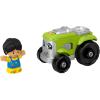 ​Fisher-Price Little People Toddler Toy Tractor and Farmer Character Figure for Preschool Pretend Play Kids Ages 1+ Years(4.9173 inches)