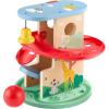 Fisher-Price Wood Baby Toy Treehouse Ball Run, 2-Piece Wooden Activity for Developmental Play Infants & Toddlers Ages 9+ Months