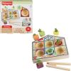 Fisher-Price Wood Preschool Toy Sorting Greenhouse, Tiny Garden Wooden Activity for Fine Motor Developmental Play Kids Ages 3+ Years (Amazon Exclusive)