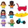 Little People Toddler Toys Play for All Figure and Accessory Pack 9-Piece Set for Pretend Play Ages 1+ Years