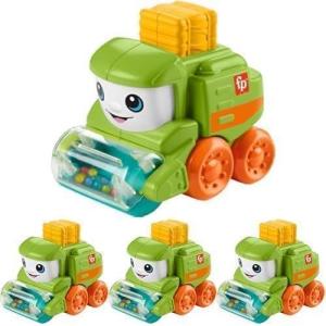 Fisher-Price Baby Toy Poppity Pop Dump Truck Push-Along Vehicle with Fine Motor Activities for Infants Ages 6+ Months(Tractor)