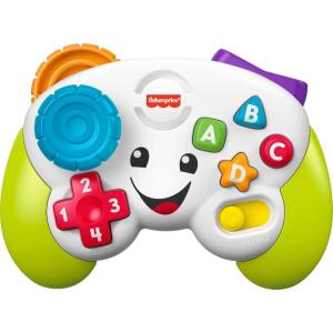 Fisher-Price Baby & Toddler Toy Laugh & Learn Game Controller, Green, Musical Learning Activity for Pretend Play Infants Ages 6+ Months(Classic)