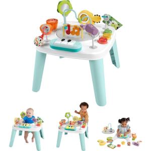 ​Fisher-Price Baby to Toddler Toy 3-in-1 Hit Wonder Activity Center & Play Table with Music Lights & Developmental Activities(Multicolor)