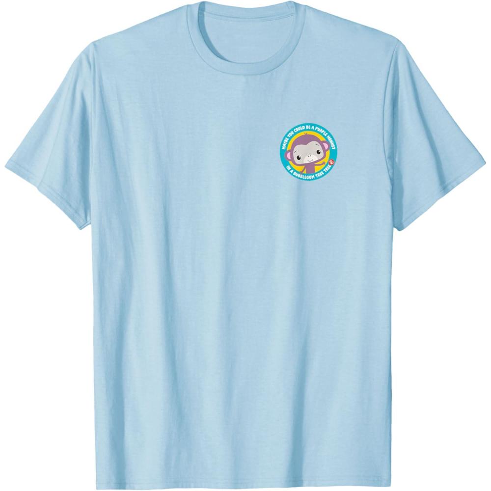 imageFisherPrice Purple Monkey Circle TShirtBaby Blue