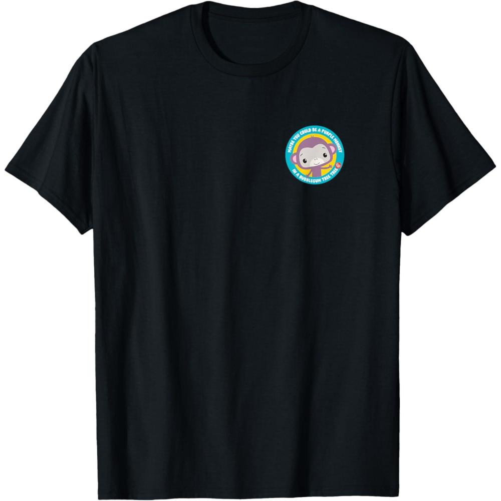 imageFisherPrice Purple Monkey Circle TShirtBlack