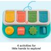 Fisher-Price Baby Early Learning Toy with Fine Motor Activities for Cause-and-Effect Play, Busy Buddies Pop-Up