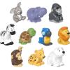 Fisher-Price Little People Animal Figure Set 10 Piece Wild Animal Figure Pack for Toddlers and Preschool Kids Ages 1 to 5 Years Old (Amazon Exclusive)