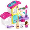 Fisher-Price Little People Barbie Toddler Toy Play and Care Pet Spa Playset with Music & Sounds for Pretend Play Kids Ages 18+ Months