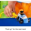 Fisher-Price Little People Hot Wheels Toddler Toy Race and Go Track Set with Lights Sounds & 2 Cars for Pretend Play Kids Ages 18+ Months​