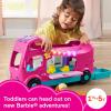 Fisher-Price Little People Toddler Toy Barbie Little Dreamcamper RV Playset with Music Lights & 2 Figures for Ages 18+ Months, Multilanguage Version