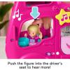 Fisher-Price Little People Toddler Toy Barbie Little Dreamcamper RV Playset with Music Lights & 2 Figures for Ages 18+ Months, Multilanguage Version
