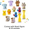 Fisher-Price Little People Toddler Toy Noah’s Ark Playset with 12 Animals & Noah Figure for Pretend Play Kids Ages 1+ Years (Amazon Exclusive)