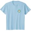 Fisher-Price Purple Monkey Circle T-Shirt(Baby Blue)