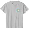 Fisher-Price Purple Monkey Circle T-Shirt(Silver Grey)