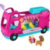 Fisher-Price Little People Toddler Toy Barbie Little Dreamcamper RV Playset with Music Lights & 2 Figures for Ages 18+ Months, Multilanguage Version