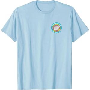 Fisher-Price Purple Monkey Circle T-Shirt(Baby Blue)