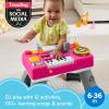 Fisher-Price Baby & Toddler Toy Laugh & Learn DJ Table Musical Activity for Educational Play, Pink Infants Ages 6+ Months(Pink)