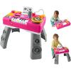 Fisher-Price Baby & Toddler Toy Laugh & Learn DJ Table Musical Activity for Educational Play, Pink Infants Ages 6+ Months(Pink)