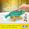 Fisher-Price Imaginext Jurassic World Dinosaur Toy Bumpy & Ben Figure Set for Pretend Play Preschool Kids Ages 3+ Years