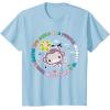 Fisher-Price Purple Monkey – Hanging Purple Monkey T-Shirt(Baby Blue)