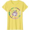 Fisher-Price Purple Monkey – Hanging Purple Monkey T-Shirt(Lemon Yellow)