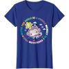 Fisher-Price Purple Monkey – Hanging Purple Monkey T-Shirt(Royal Blue)