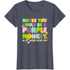 Fisher-Price Purple Monkey – Maybe You Could Be T-Shirt(Heather Blue)