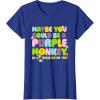 Fisher-Price Purple Monkey – Maybe You Could Be T-Shirt(Royal Blue)