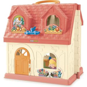 Fisher-Price Little People Toddler Toy Surprise & Sounds Home Musical Playhouse with Figures & Accessories for Pretend Play Kids Ages 1+ Years (Amazon Exclusive)(SIOC/FFP)