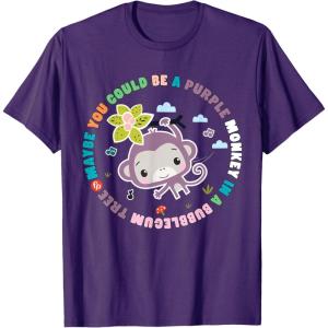 Fisher-Price Purple Monkey – Hanging Purple Monkey T-Shirt(Purple)