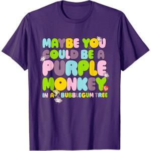Fisher-Price Purple Monkey – Maybe You Could Be T-Shirt(Purple)