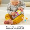 Fisher-Price Baby Learning Toy Laugh & Learn Puppy’s Remote Pretend TV Control with Music & Lights for Infants Ages 6+ Months​(Sis’ Remote – New for 2024)