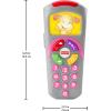 Fisher-Price Baby Learning Toy Laugh & Learn Puppy’s Remote Pretend TV Control with Music & Lights for Infants Ages 6+ Months​(Sis’ Remote – New for 2024)